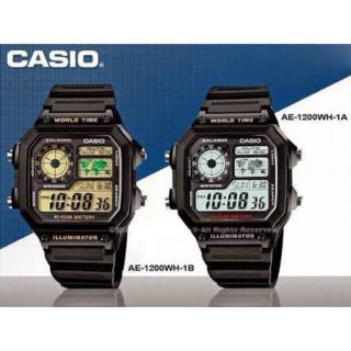 นาฬิกาข้อมือผู้ชาย Casio Standard รุ่น AE1200WH 👉ของแท้💯% 👈