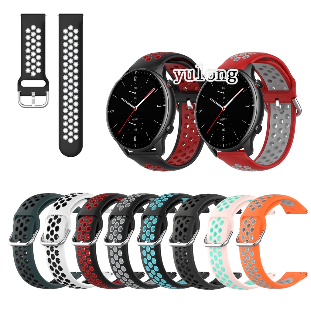 สายนาฬิกาข้อมือซิลิโคน สําหรับ Huami Amazfit GTR Mini GTR3 Pro 42 มม. 47 มม. Bip5 GTR2 GTR4 GTR2E 2 3 4 Bip 5