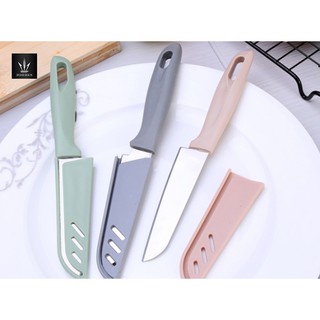 มีดปลอกผลไม้ 🔪มีดสแตนเลส สำหรับในครัวและแบบพกพา