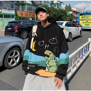 📢 SS02 มาใหม่จ้า  แฟชั่นเสื้อแขนยาวมีฮู้ด แฟชั่นรับหน้าหนาว ทันสมัยแบบมีสไตล์ ใส่ได้ทั้งชายและหญิง