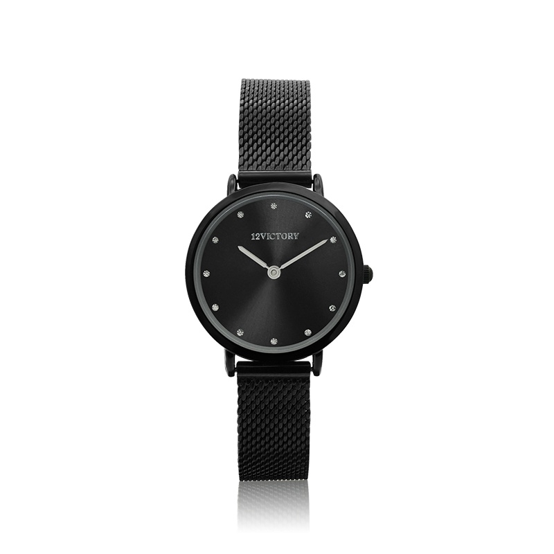 12VICTORY LWA0169-BB นาฬิกาผู้หญิง ประดับคริสตัลนำเข้าจากประเทศออสเตรีย