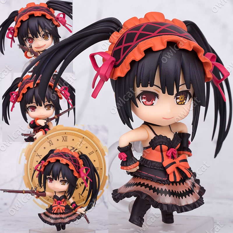 Date A Live Figure Tokisaki Kurumi (GSC Ver.) Nightmare Gothic Lolita 10cm Action Figure S-Class Spirit Packed in Box โมเดล the Worst Spirit