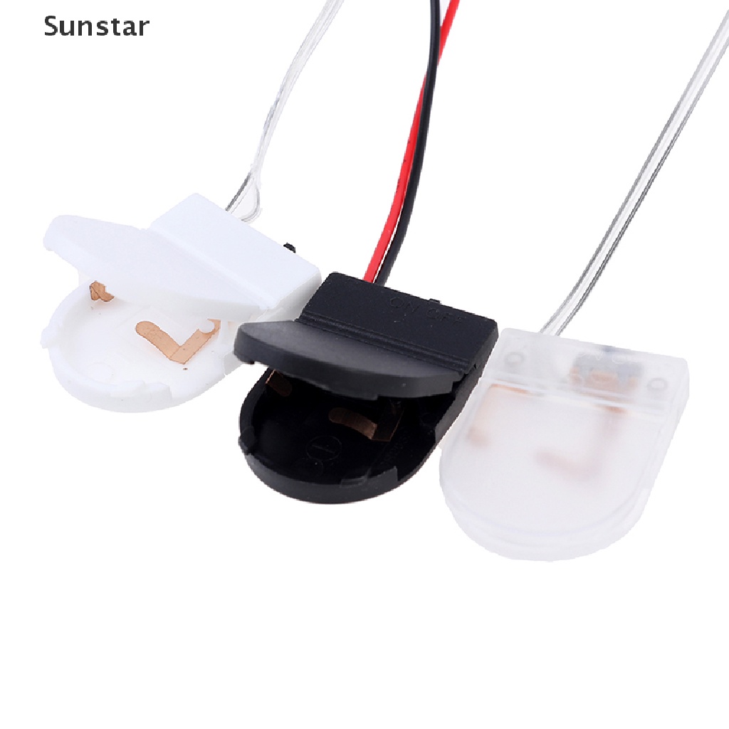 5 Custodie Porta Batteria CR2032 Con Interruttore ON-OFF – Supporto Per Pila A Bottone 3V