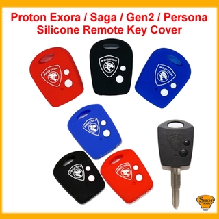 เคสรีโมทกุญแจรถยนต์ แบบซิลิโคน สําหรับ Proton Exora Saga Persona Gen2