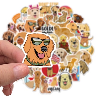พร้อมส่งgolden retriever โกลเด้น รีทรีฟเวอร์ dog  STICKER 50…