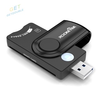 Getdouble Rocketek Cr310 Tf Sim อะแดปเตอร์การ์ดรีดเดอร์ Usb2.0