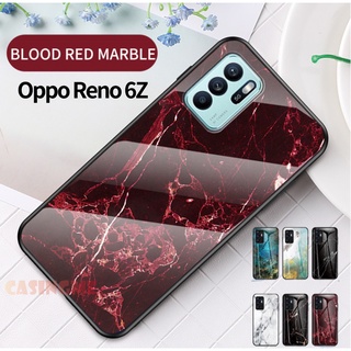 เคสโทรศัพท์มือถือลายหินอ่อนสําหรับ Oppo Reno 6Z Reno6 Z 6 Z OppoReno6Z