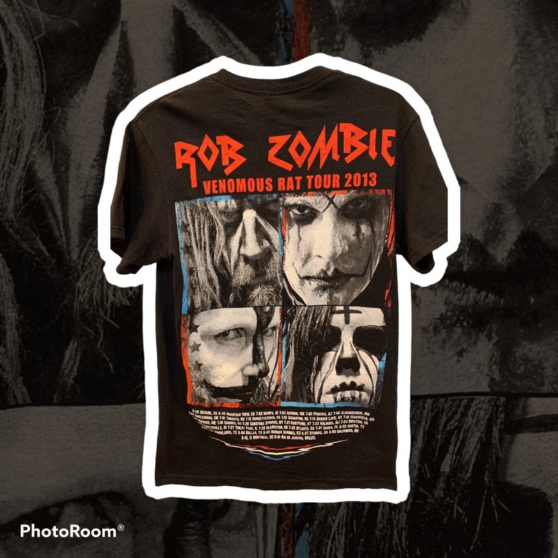 Rare ROB ZOMBIE Venomous Rat Tour Shirt🔥☠️