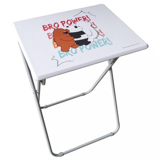 Multipurpose table FOLDING TABLE FURDINI WE BARE BEARS WE-010 WHITE Multipurpose furniture Home &amp; Furniture โต๊ะอเนกประส