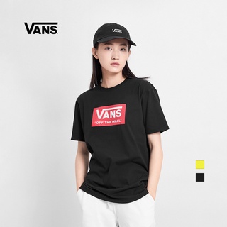 Vans Vanceสำหรับทั้งหญิงและชายสั้นเสื้อยืดฤดูร้อนกีฬาและพักผ่อนโลโก้เสื้อยืดพิมพ์ภาพ