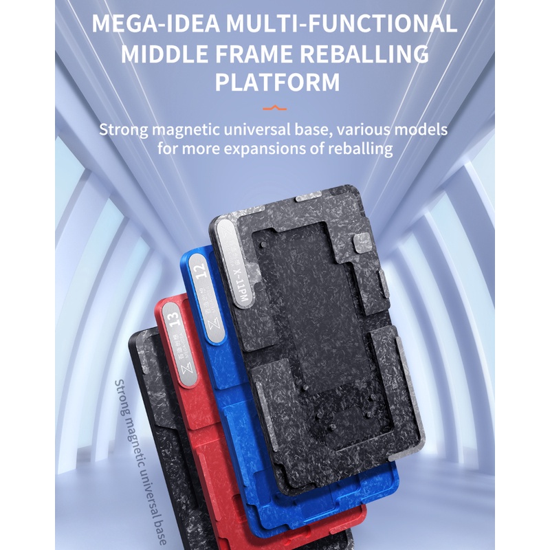 ใหม่ Qianli MEGA-IDEA แพลตฟอร์มรีบอล กรอบกลาง สําหรับ iPhone X-13 Promax