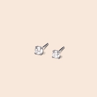 GEMMAPIECE ต่างหูแป้น Diamond Stud Earring