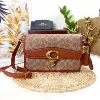 กระเป๋าสะพาย คลอสบอดี COACH STUDIO SHOULDER BAG IN SIGNATURE CANVAS