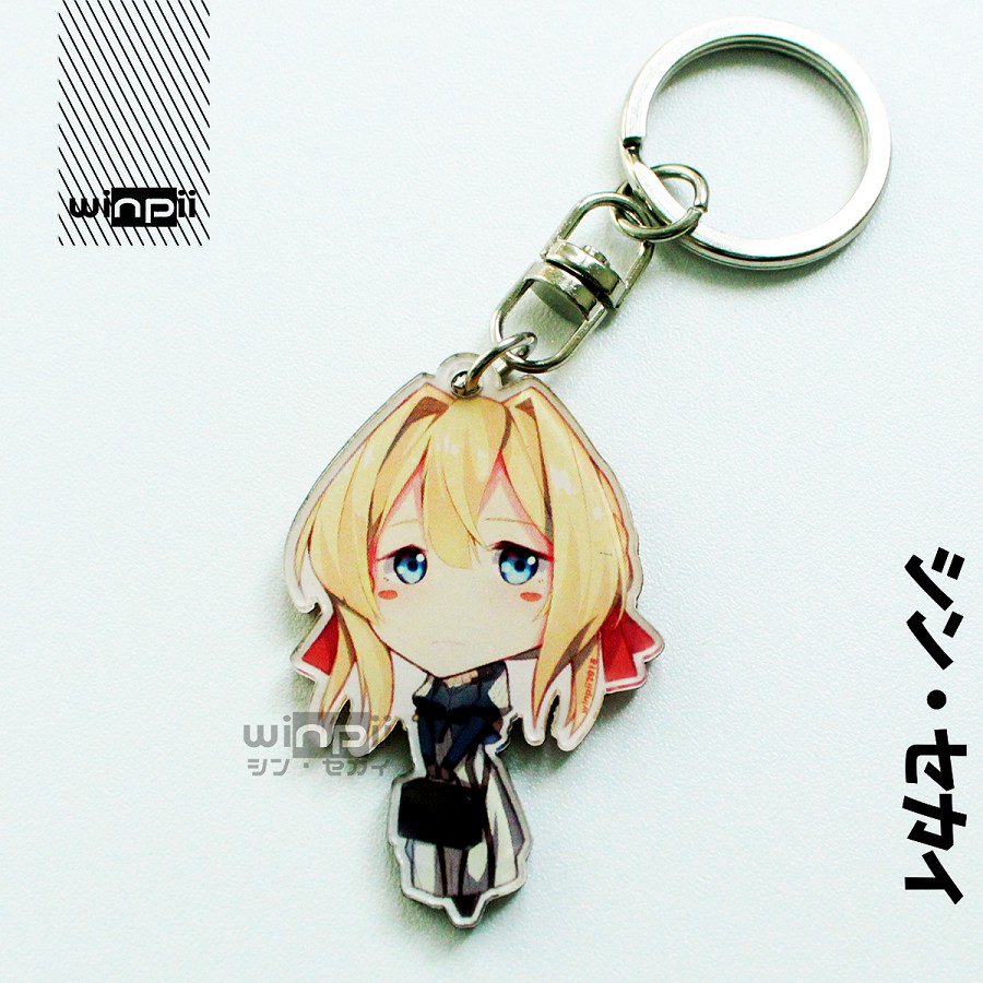 GANTUNGAN Violet Anime Violet Evergarden พวงกุญแจอะคริลิค