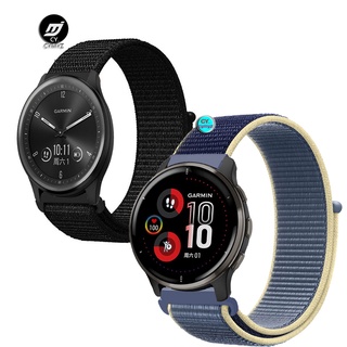 สาย Garmin Venu 2 Plus สายรัด สายนาฬิกา สายไนลอนถัก สำหรับนาฬิกาอัฉริยะ Garmin Venu 2 Venu SQ นาฬิกาอัฉริยะ สายรัดข้อมือกีฬา สาย GarminMove Sport  สายรัด