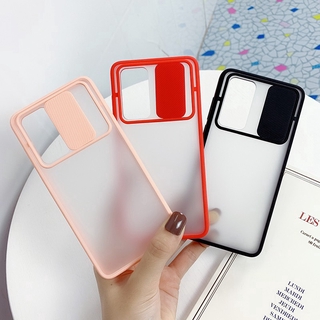 Push Pull Protection Candy Transparent Case Xiaomi Redmi Note 9S 9 Pro Max 8 Casing Shockproof Phone Cover