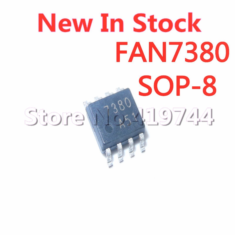 5 ชิ้น/ล็อต FAN7380 FAN7380MX 7380 SOP-8 ชิปไดรเวอร์ประตูครึ่งบริดจ์ใหม่ IC