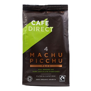 คาเฟ่ไดเร็กมาชูปิคชูกาแฟคั่วบด 227กรัม Cafe Direct Machu Picchu Roasted &amp; Ground Coffee 227g.