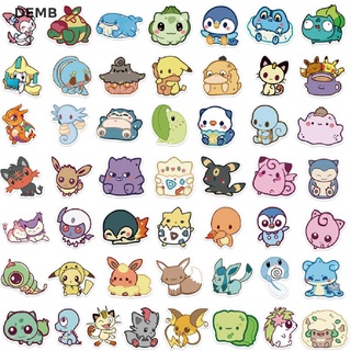 DEMB 50Pcs Edition Pokemon Pikachu Graffiti Sticker Guitar Laptop Suitcase Sticker NEW