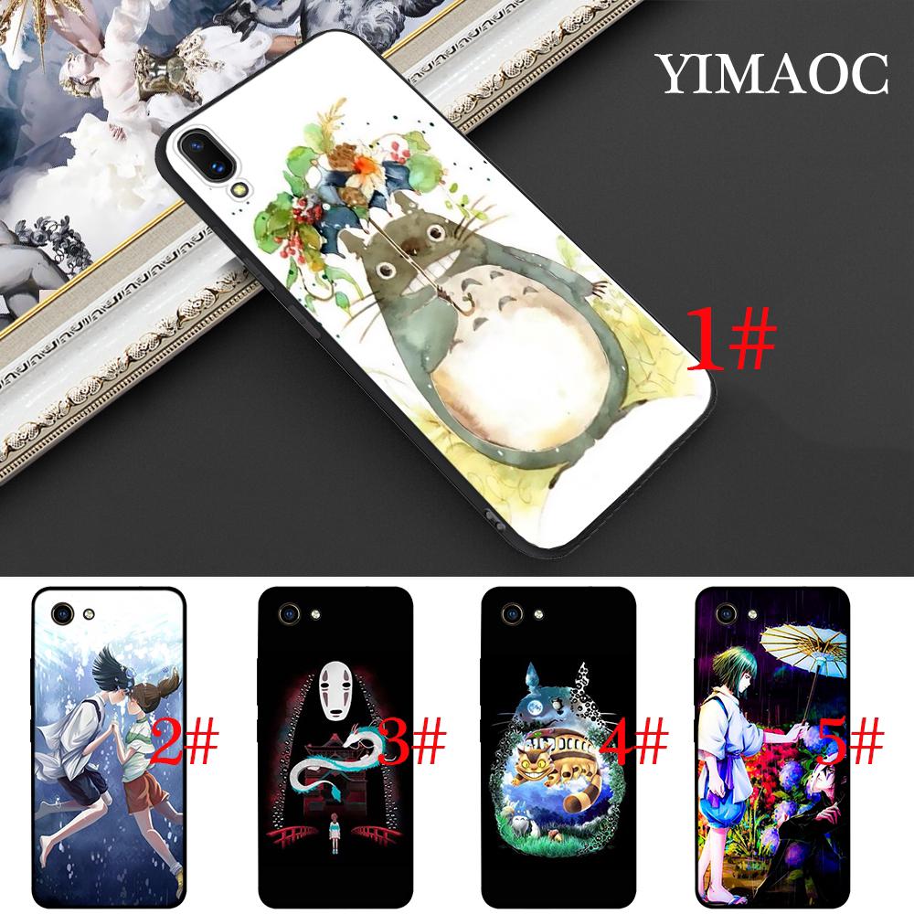 เคสโทรศัพท์พิมพ์ลายการ์ตูนอนิเมะ vivo y 17 y 69 y 73 y 91 y 91 c y 93 v 5 z 5 x totoro spirited