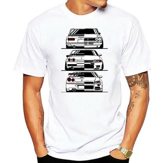 เสื้อยืดคอกลม พิมพ์ลาย Skyline 2000 R32 R34 Gtr Evolution Jdm แฟชั่นฤดูร้อน สําหรับผู้ชายS-5XL