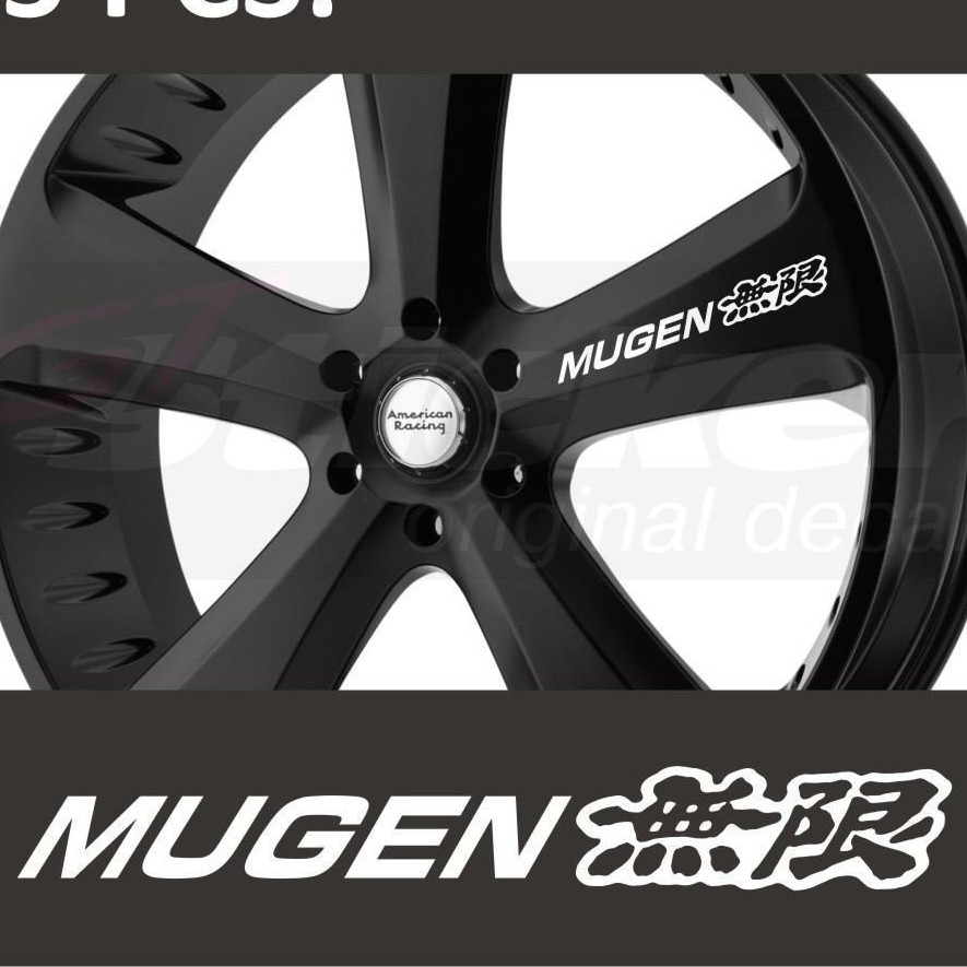 MUGEN WHEEL STICKER MUGEN WHEEL STICKER HONDA RIM SPORT MUGEN SPORT RIM