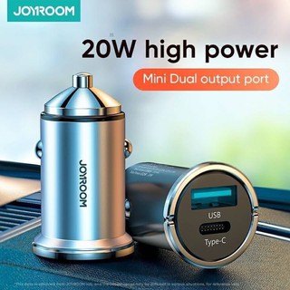 Joyroom C-A45 Car Charger PD 20W. Dual Port PD+QC 3.0  หัวชาร์จรถ รองรับเทคโนโลยีชาร์จเร็ว ทั้ง PD และ Quick Charge 3.0