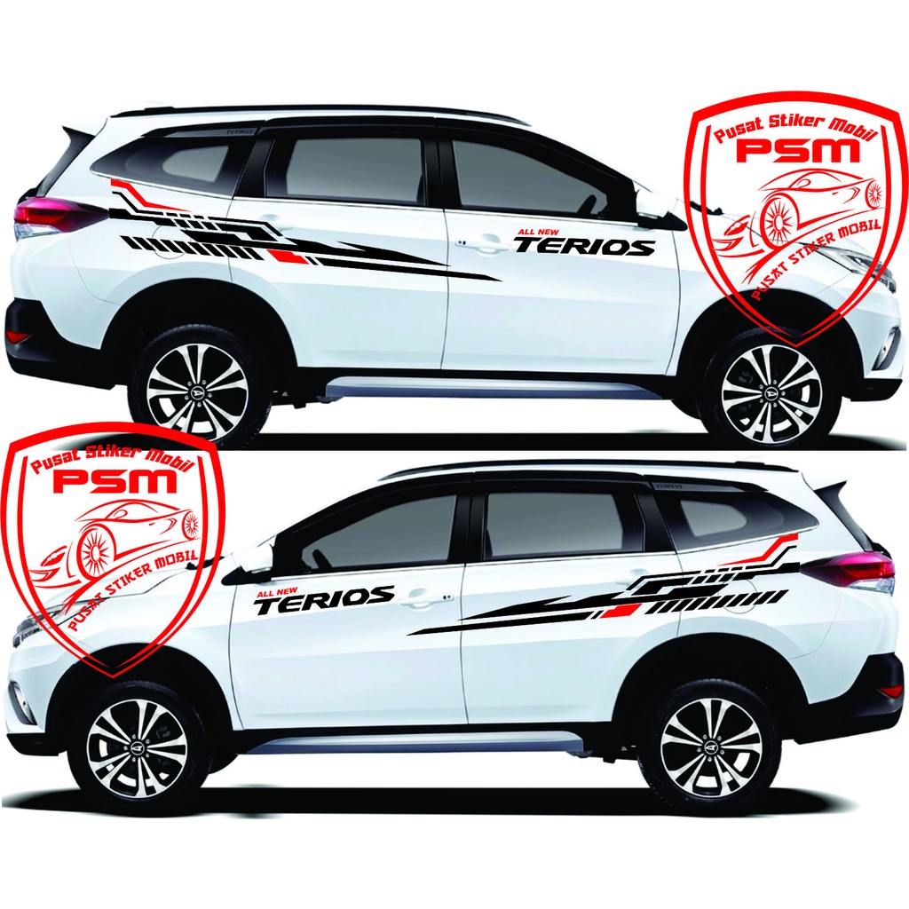 สติ๊กเกอร์ใหม่ สติ๊กเกอร์ TERIOS ใหม่ทั้งหมด สติ๊กเกอร์ สติ๊กเกอร์ LIST CAR ALL NEW TERIOS RUSH GR S
