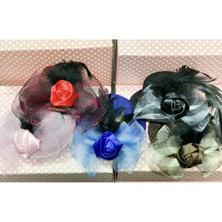 กิ๊บหมวกแฟนซี ใส่งานปาร์ตี้ 5 สี สวยงาม