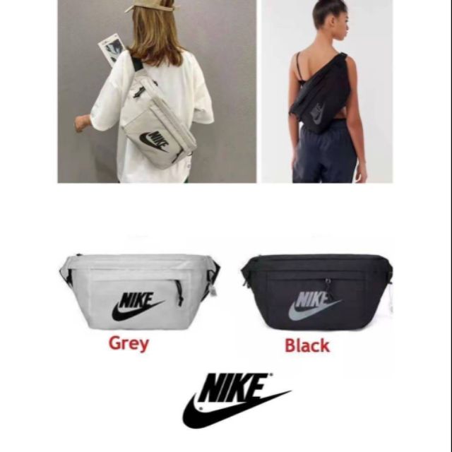 nike tech hip pack grey