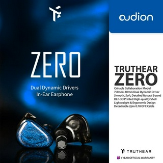 Truthear ZERO ไดรเวอร์ไดนามิกคู่ PU Lcd 2pin IEM 10 มม. และ 7.8 มม.