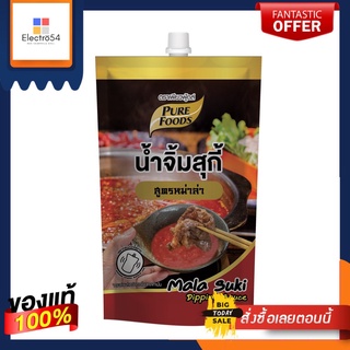 เพียวฟู้ดส์ น้ำจิ้มสุกี้สูตรหม่าล่า150กPUREFOODS MALA SUKI SAUCE 150G.