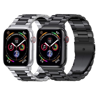 สายนาฬิกาข้อมือสเตนเลส ประดับลูกปัดโลหะ สําหรับ Apple Watch S8 Ultra 7 6 5 4 3 iwatch 41 มม. 45 มม. 44 มม. 40 มม. 49 มม. 42 มม.