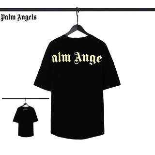 เสื้อยืดแขนสั้น พิมพ์ลาย Palm Angels แฟชั่นสําหรับผู้ชาย และผู้หญิง 4099