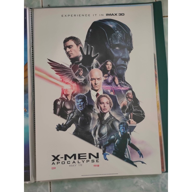 poster Imax X-Man Apocalypse ขนาด 30 X 40 cm (A3)