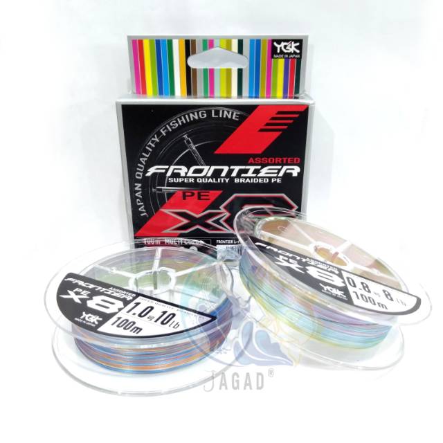 สาย Pe YGK Frontier X8 100 หลากสี