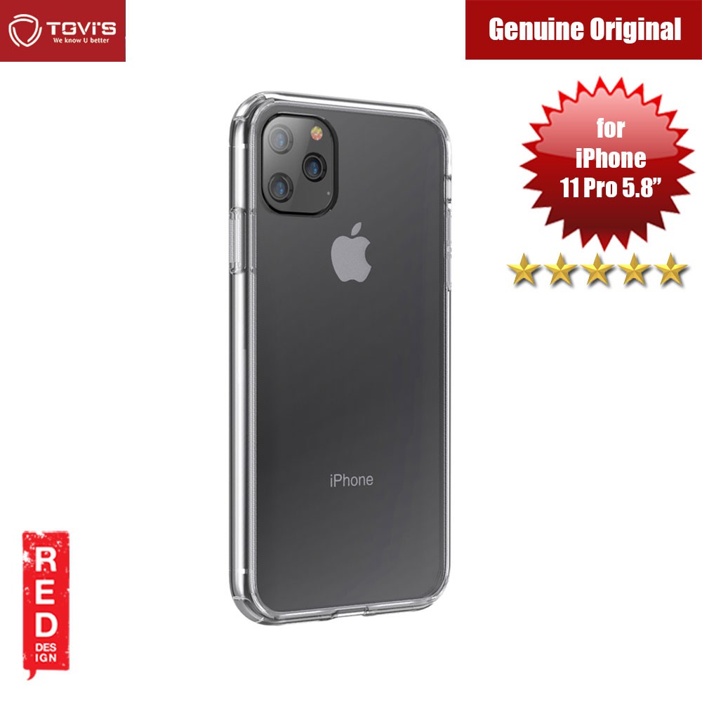 เคสกันกระแทกซีรีส์ใสของ Tgvi สําหรับ Apple iPhone 11 Pro 5.8 (ใส)