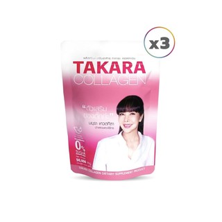 [ของแท้ 💯 หมดอายุ 2025] TAKARA COLLAGEN 50,000 มิลลิกรัม 3 ซอง