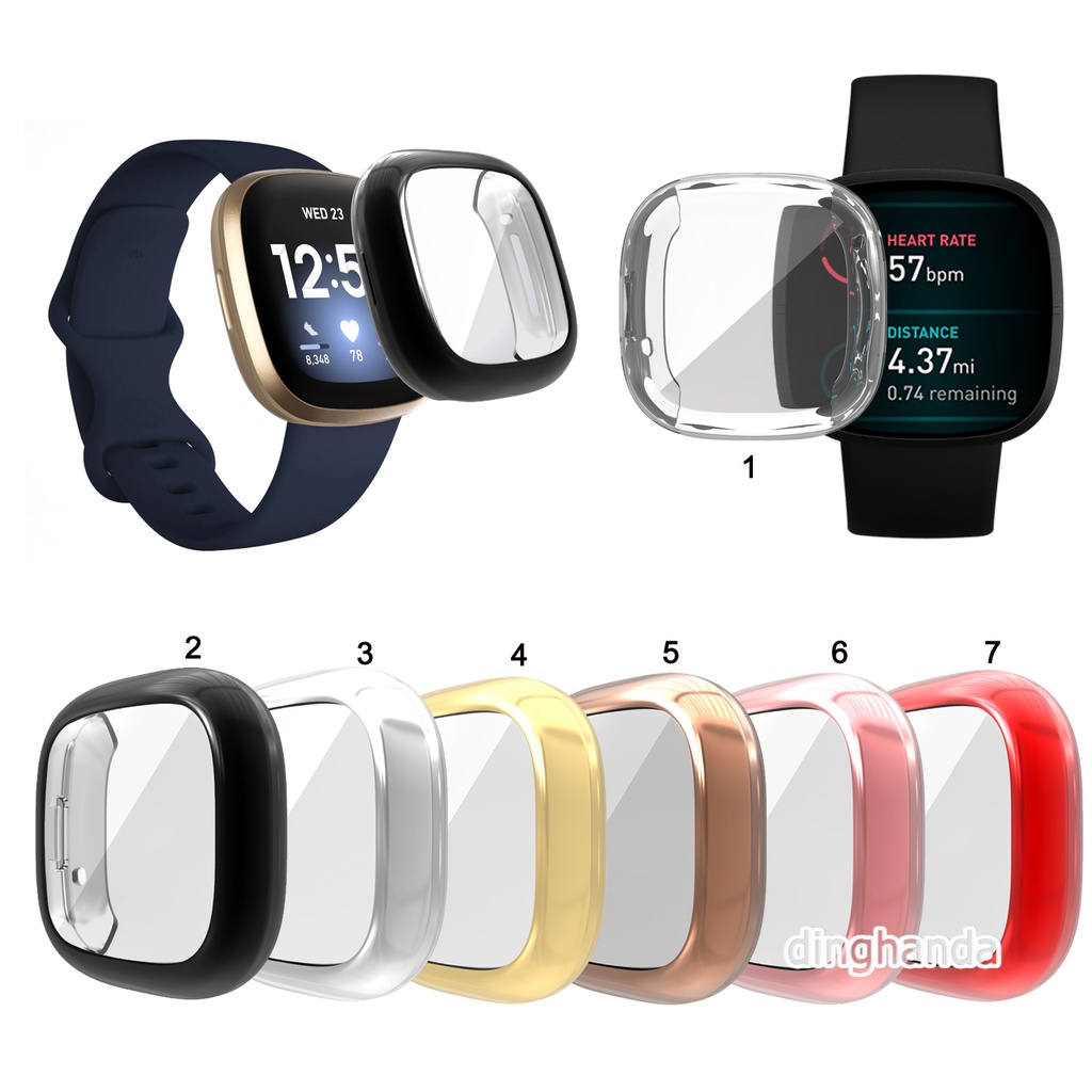 TPU Protector Case Cover Fitbit Sense 2 Versa 3 4