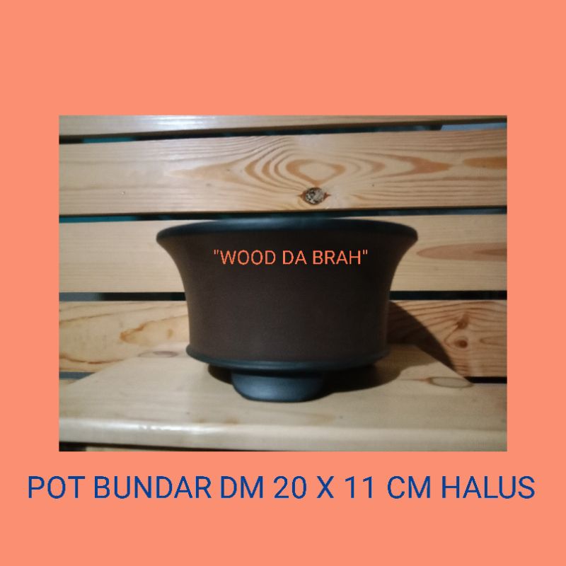 ROUND POT DIAMETER 20 & 25 CM HEIGHT 12 CM