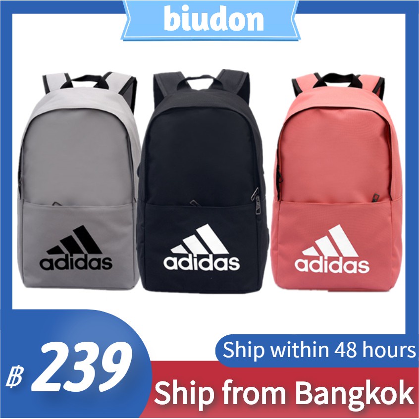 【Ready Stock 】Adidas กระเป๋าเป้ ถุงโรงเรียน Fashion Unisex Backpack กระเป๋าเป้สะพายหลัง กระเป๋านักเรียน
