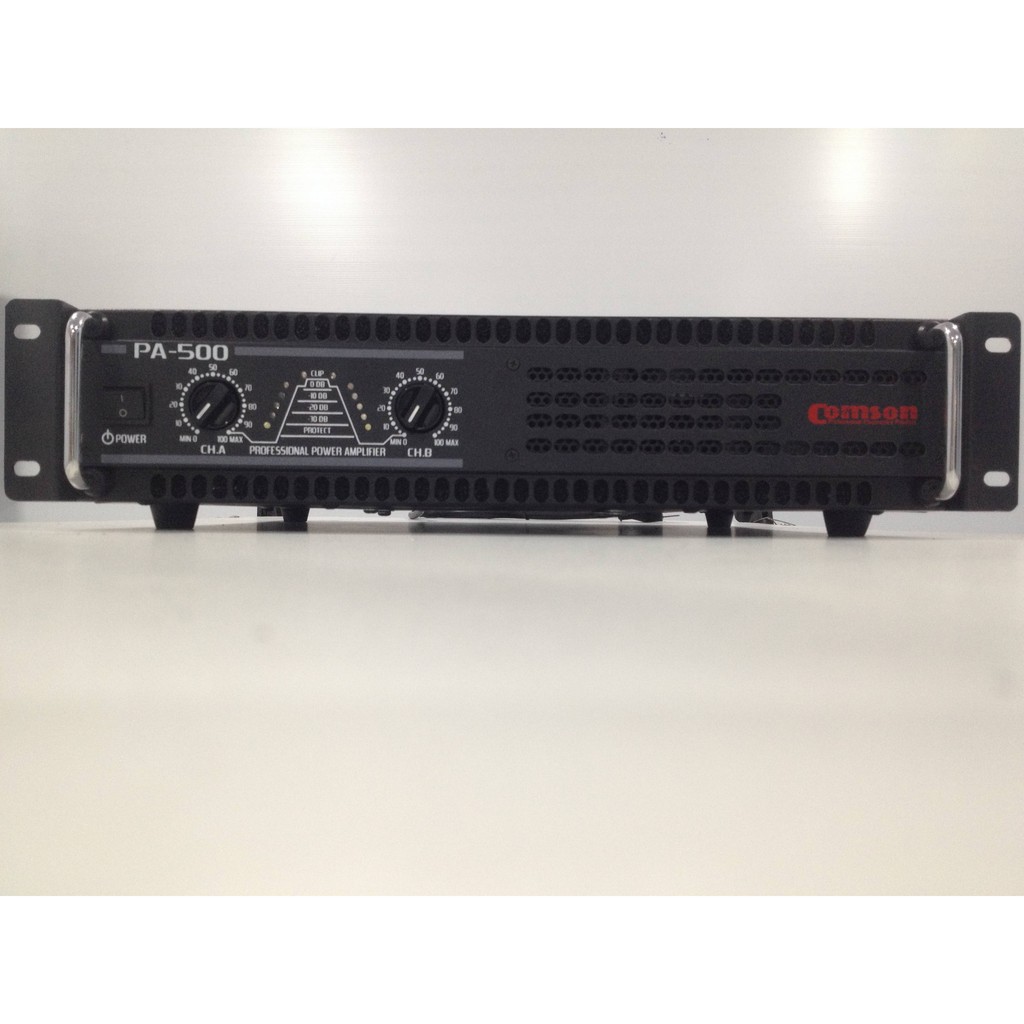 เครื่องขยายเสียง พาวเวอร์ แอมป์ Power Amplifier COMSON PA-500 625 W + 625 W RMS 1250 W RMS