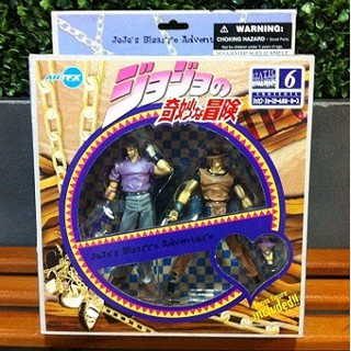 [ล้างสต๊อก] KOTOBUKIYA : ARTFX JOJOS Bizarre Adventure NO. 6 Joseph Joestar/Hermit Purple กล่องคู่ ของแท้100%