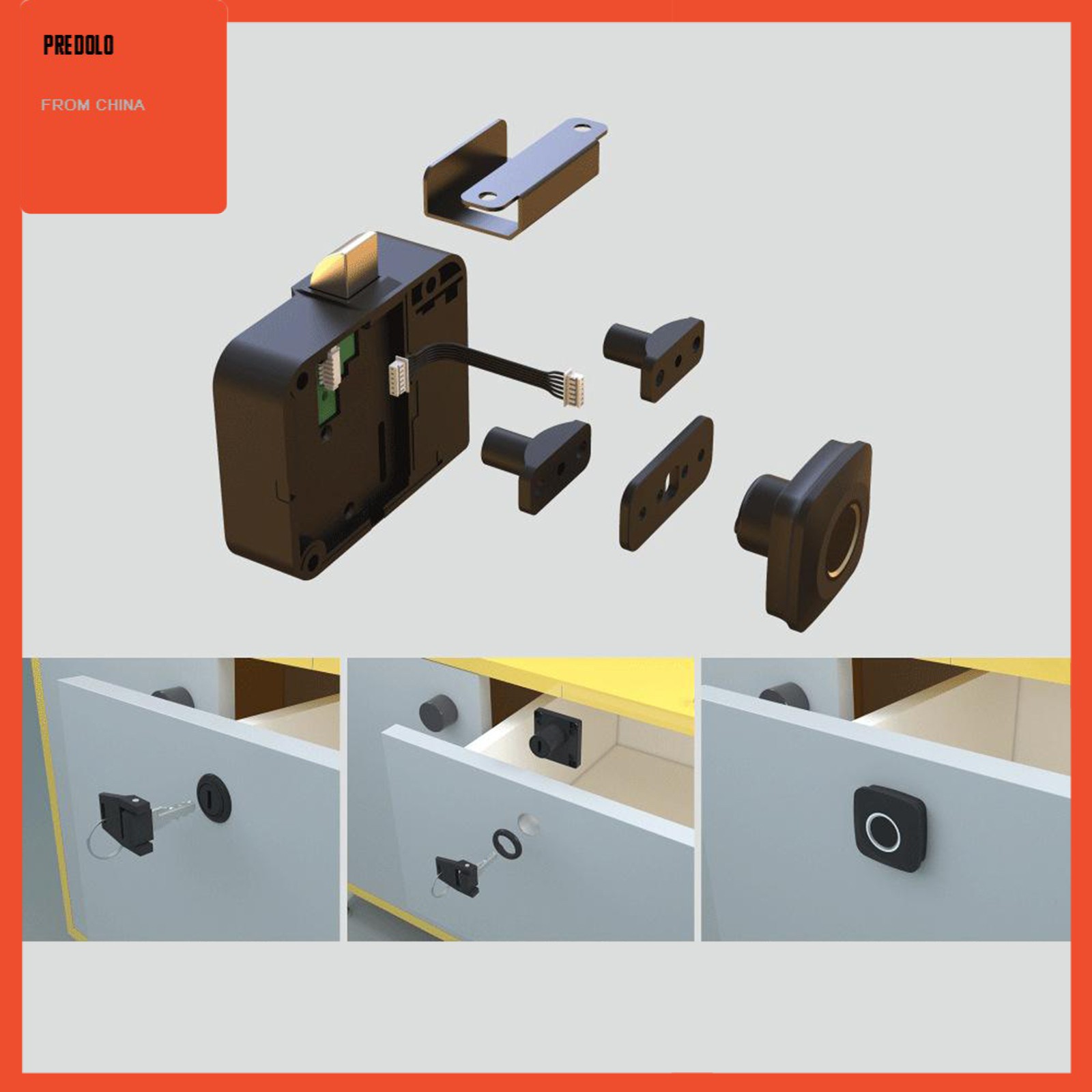 [In Stock] Fingerprint Lock Electronic Door Locks Smart