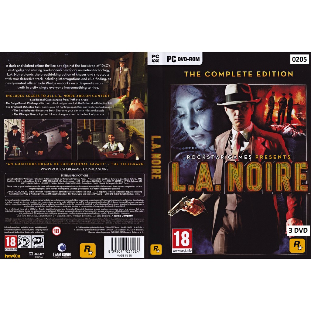 (PC)      L.A. Noire