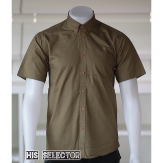 His Selector เสื้อเชิ้ต Oxford แขนสั้น รุ่น HSS021