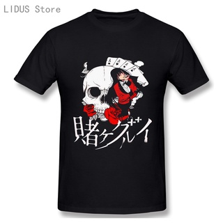 เสื้อยืดคอกลม แขนสั้น ผ้าฝ้าย พิมพ์ลายอนิเมะ r Yumeko Jabami Kakegurui สําหรับผู้ชาย คู่รัก