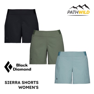 กางเกงขาสั้นสำหรับออกกำลังกาย BLACK DIAMOND SIERRA SHORTS - WOMENS เนื้อผ้าเบา ระบายอากาศดี แห้งเร็ว