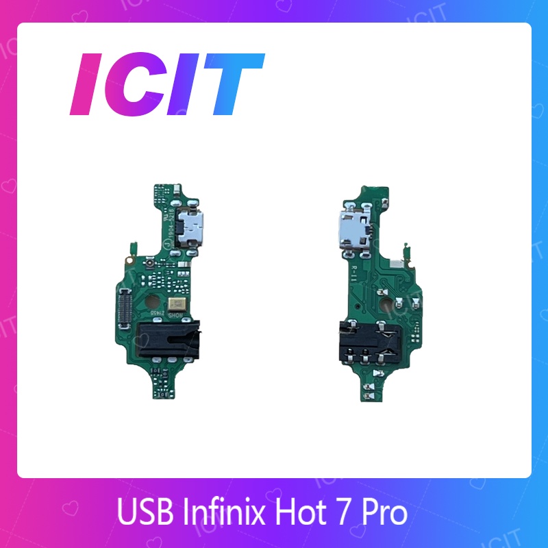 Infinix hot 7 pro / x625 อะไหล่สายแพรตูดชาร์จ แพรก้นชาร์จ Charging Connector Port Flex Cable（ได้1ชิ้นค่ะ) ICIT 2020