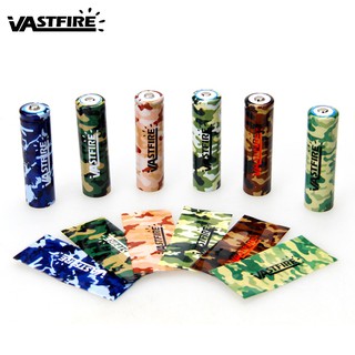 VASTFIRE PVC หุ้มแบตเตอรี่ 18650 ลายพราง